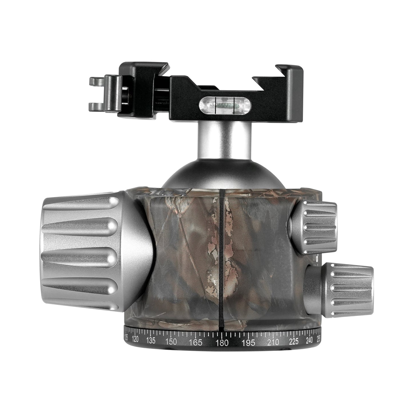 “Open Box" Leofoto LH-55LSC Camo Low Profile Ball Head + QR Plate, No Bag | Arca & Picatinny Clamp