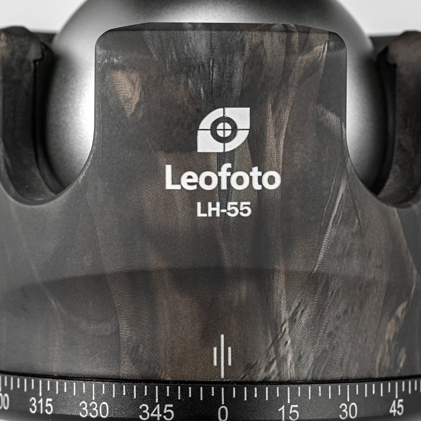 “Open Box" Leofoto LH-55LSC Camo Low Profile Ball Head + QR Plate, No Bag | Arca & Picatinny Clamp