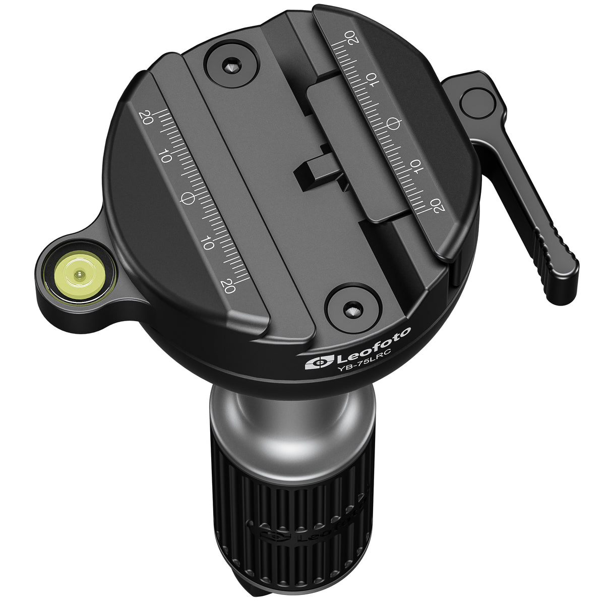Leofoto YB-75LRC Leveling Head with Large Handle for 75mm Bowl