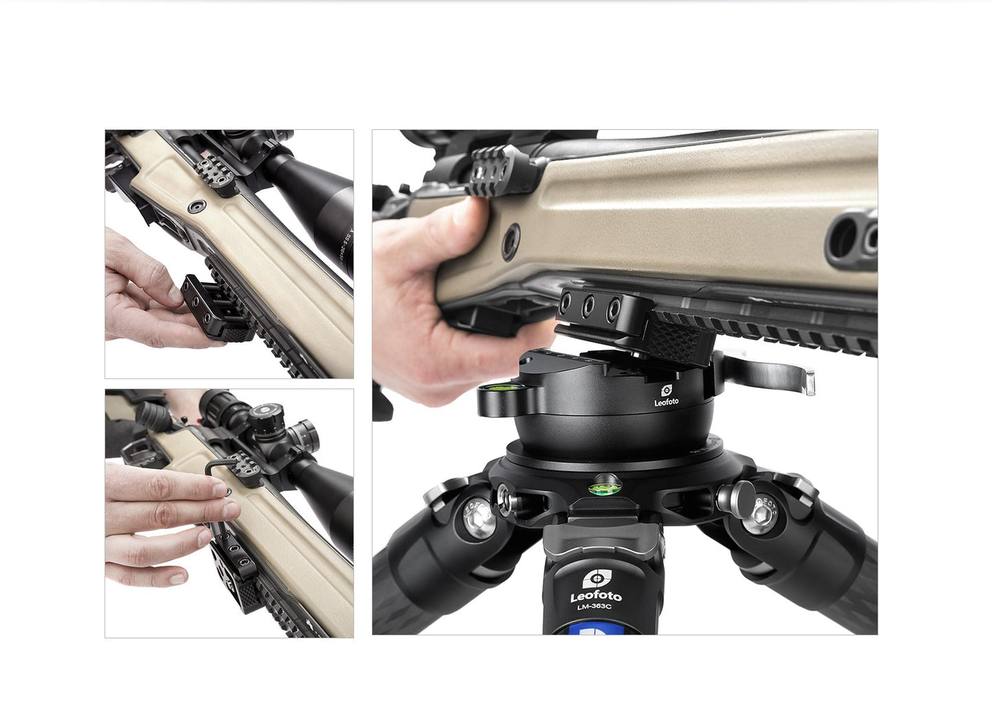 Leofoto SO-362CMX (Short) Inverted Outdoors Series Carbon Fiber Tripod with 75mm Bowl + Platform