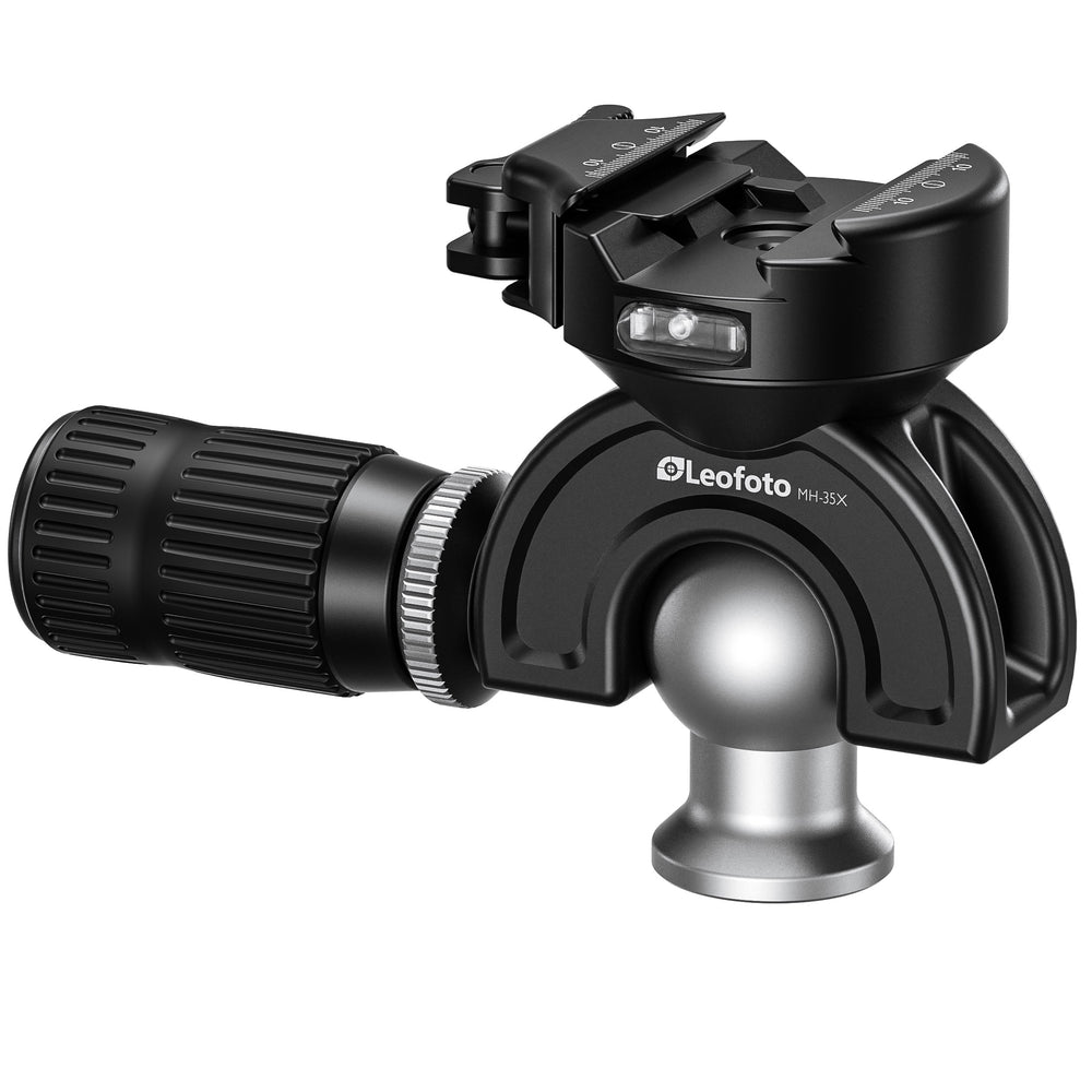 Leofoto MH-X Full Dynamic Ball Head /w Handlebar Control for SA-X Series Tripods | Rosette and 3/8'' Mounting | Arca+Picatinny Compatible