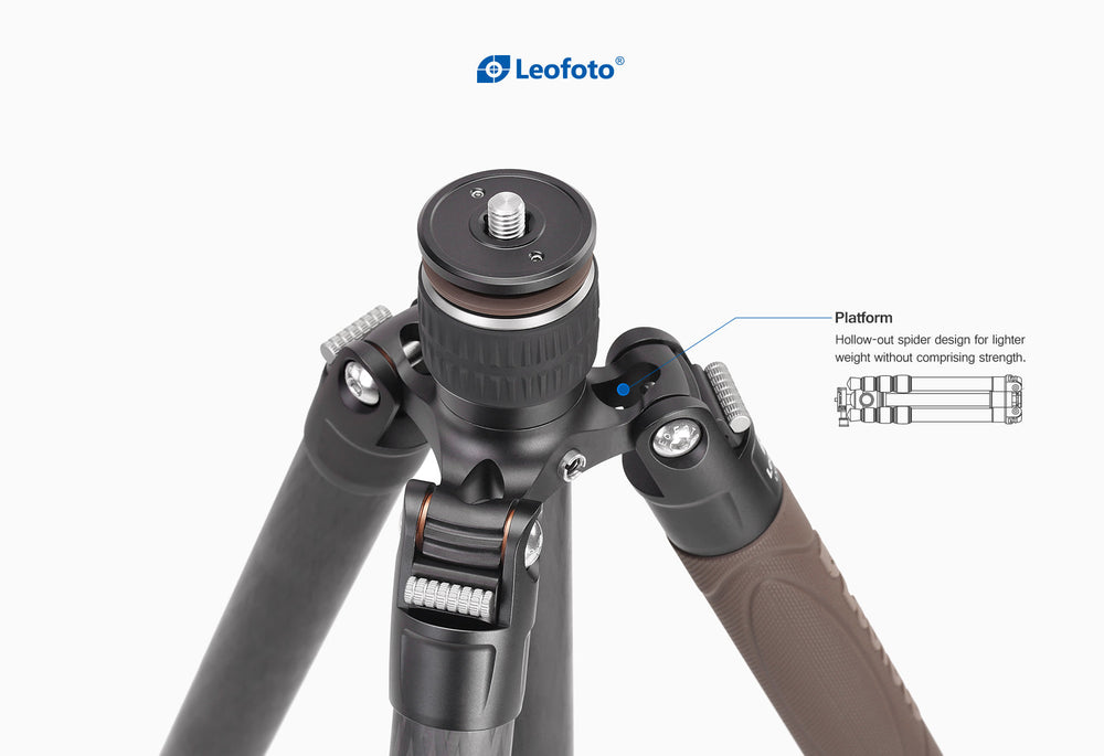
                  
                    Leofoto LX-284CT+BV-5B Reversible Travel Tripod + Bino Fluid Head Kit
                  
                
