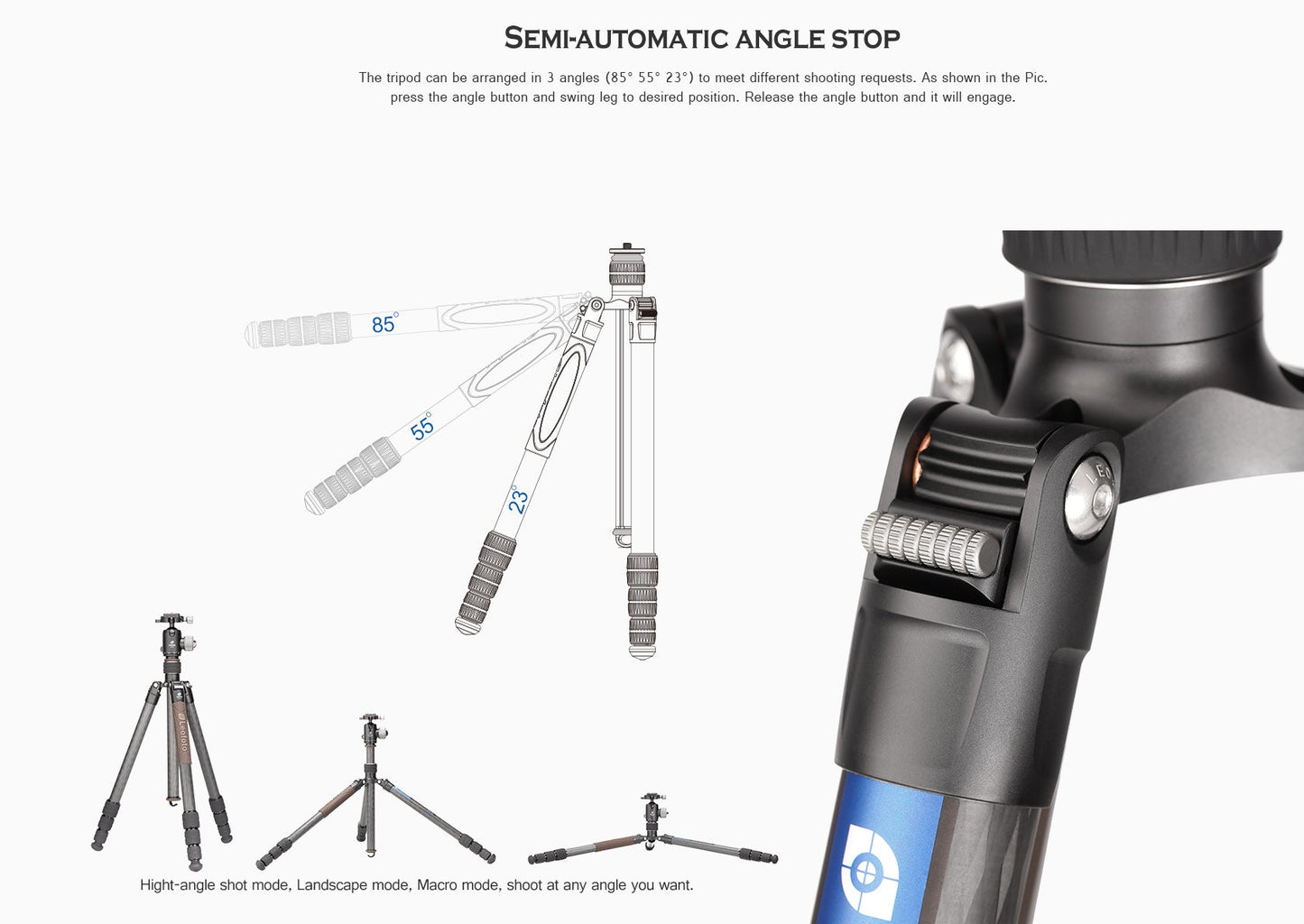 
                  
                    Leofoto LX-284CT+BV-5B Reversible Travel Tripod + Bino Fluid Head Kit
                  
                