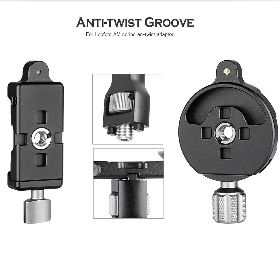 
                  
                    Leofoto DC-24 / DM-47 24mm/47mm Screw-Knob Clamp ArcaCompatible
                  
                