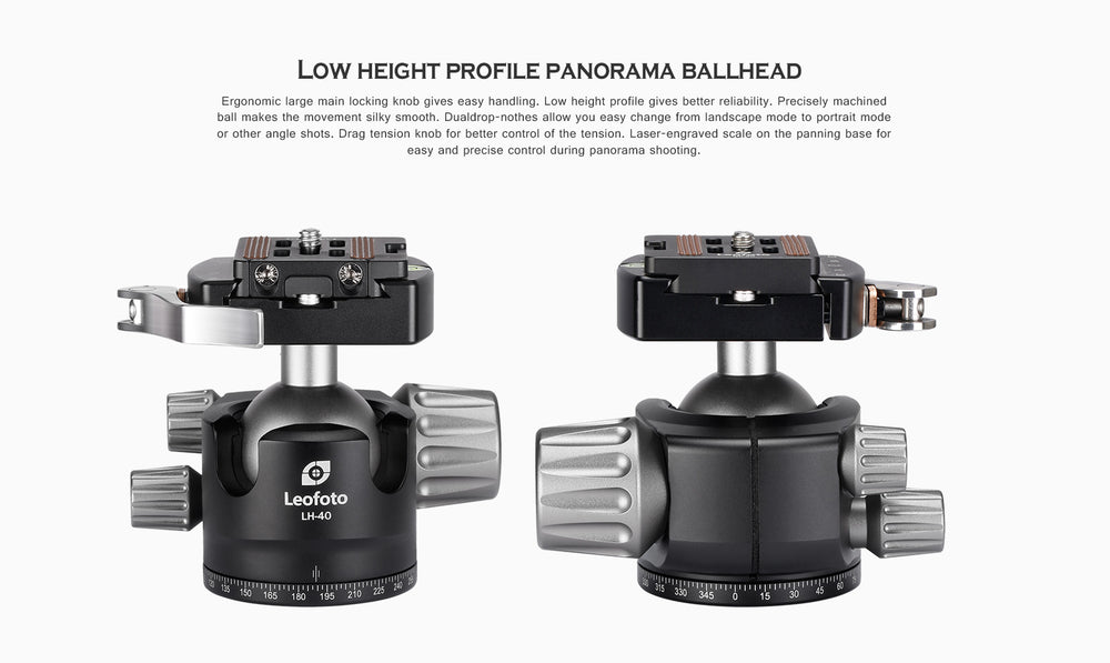 Leofoto レオフォト LS-324C LH-40 DC-282C Leofoto LSR-324C+LH-40 Ranger Series Tripod with Ballhead