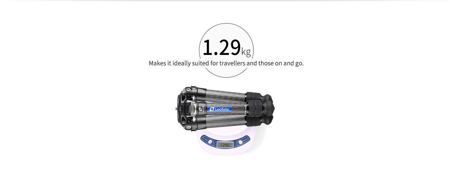 
                  
                    Leofoto LM-362C Short Carbon Fiber Tripod with 75mm Video Bowl+Platform and Bag | Max Load 99lb
                  
                