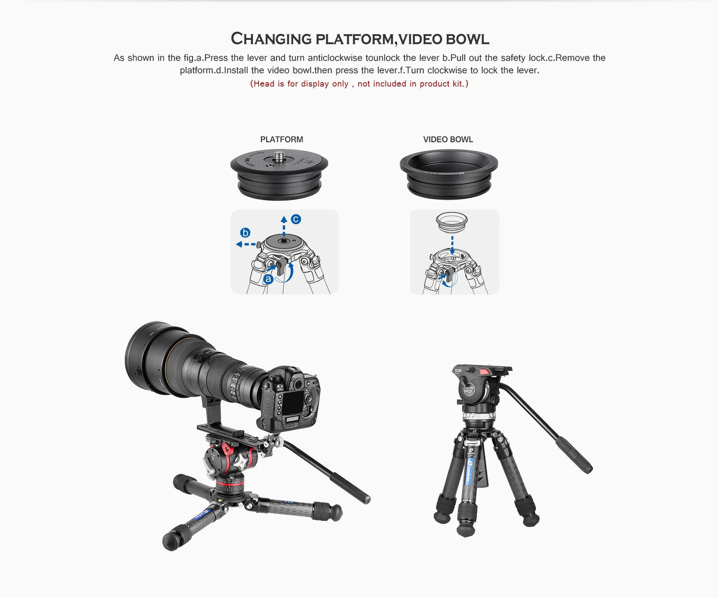 
                  
                    Leofoto LM-362C Short Carbon Fiber Tripod with 75mm Video Bowl+Platform and Bag | Max Load 99lb
                  
                
