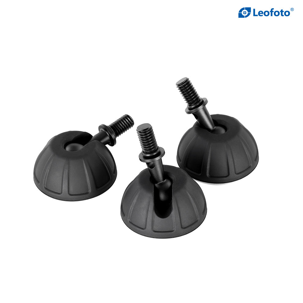Leofoto SC-50/SC-80 Set of 3 Universal Rubber Tripod Feet 3/8
