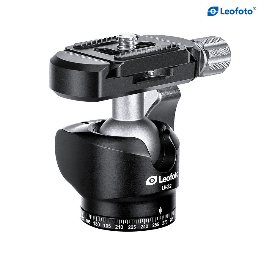 
                  
                    Leofoto LH-22 Mini Ball Head + DC-22M Rail Clamp | Arca-Compatible Rail Mount Kit
                  
                
