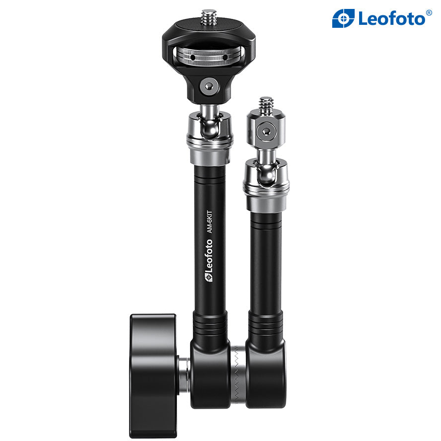 
                  
                    Leofoto AM-5 / AM-6 Kit Versa Magic Arm "Heavy-Duty" | Anti-Twist Adapter | 1/4th Mounting Screws
                  
                