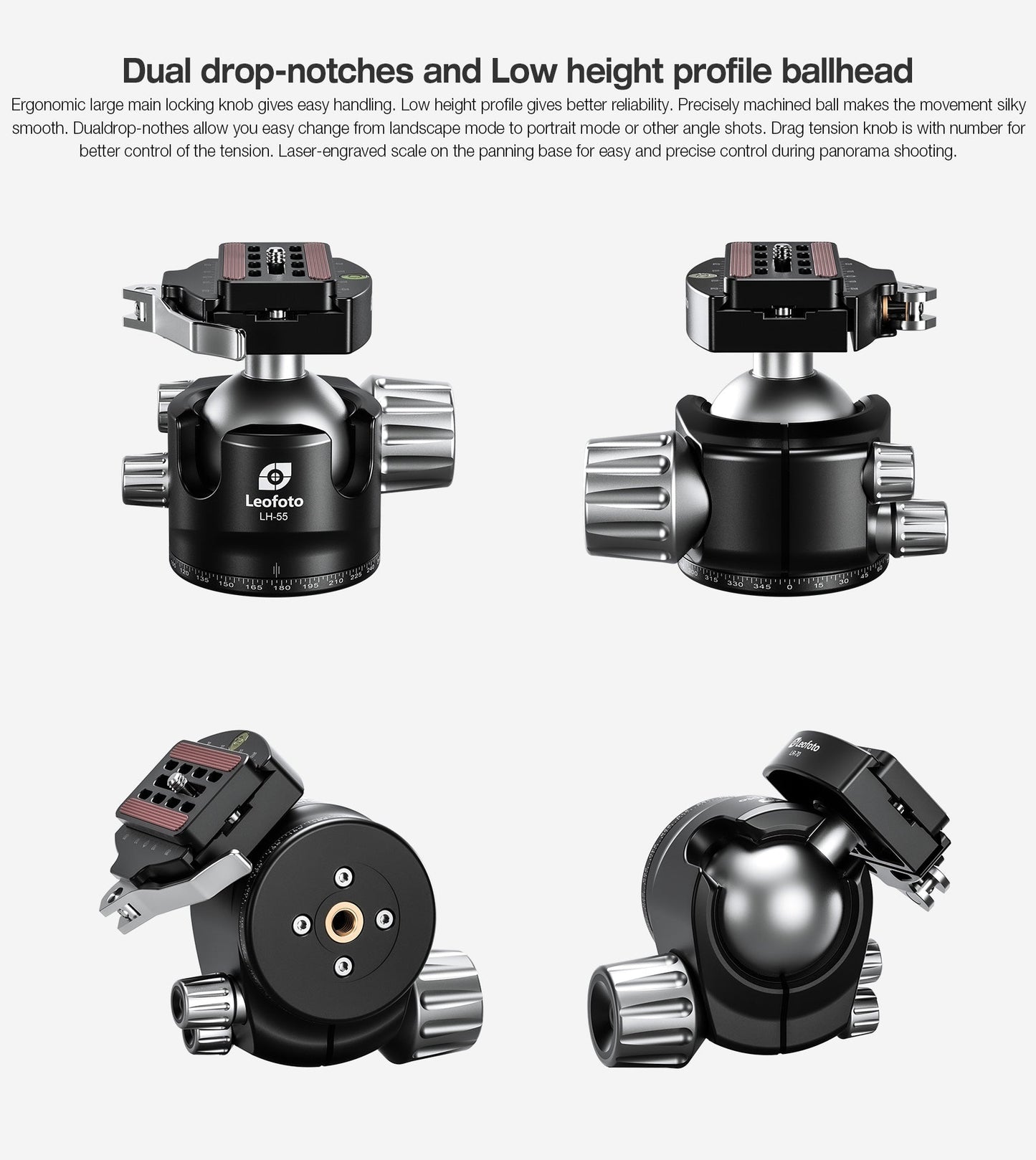 
                  
                    Leofoto LM-362C Short Carbon Fiber Tripod with 75mm Video Bowl+Platform and Bag | Max Load 99lb
                  
                