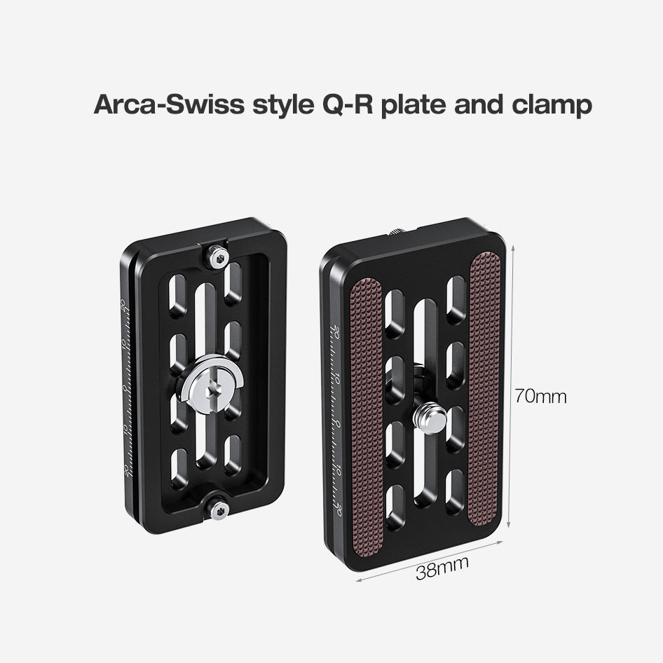 
                  
                    Leofoto LHC-50 / LHC-60 50mm / 60mm Screw-Knob Clamp With QP-70N 70mm Plate Arca Compatible
                  
                