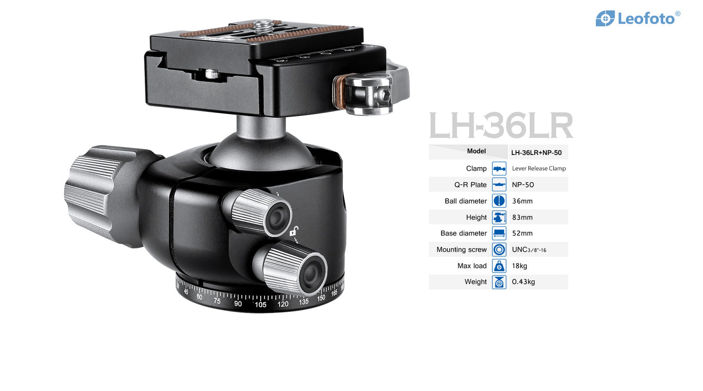 
                  
                    Leofoto LS-254C X Version Ranger Series Tripod + Ballhead Set
                  
                