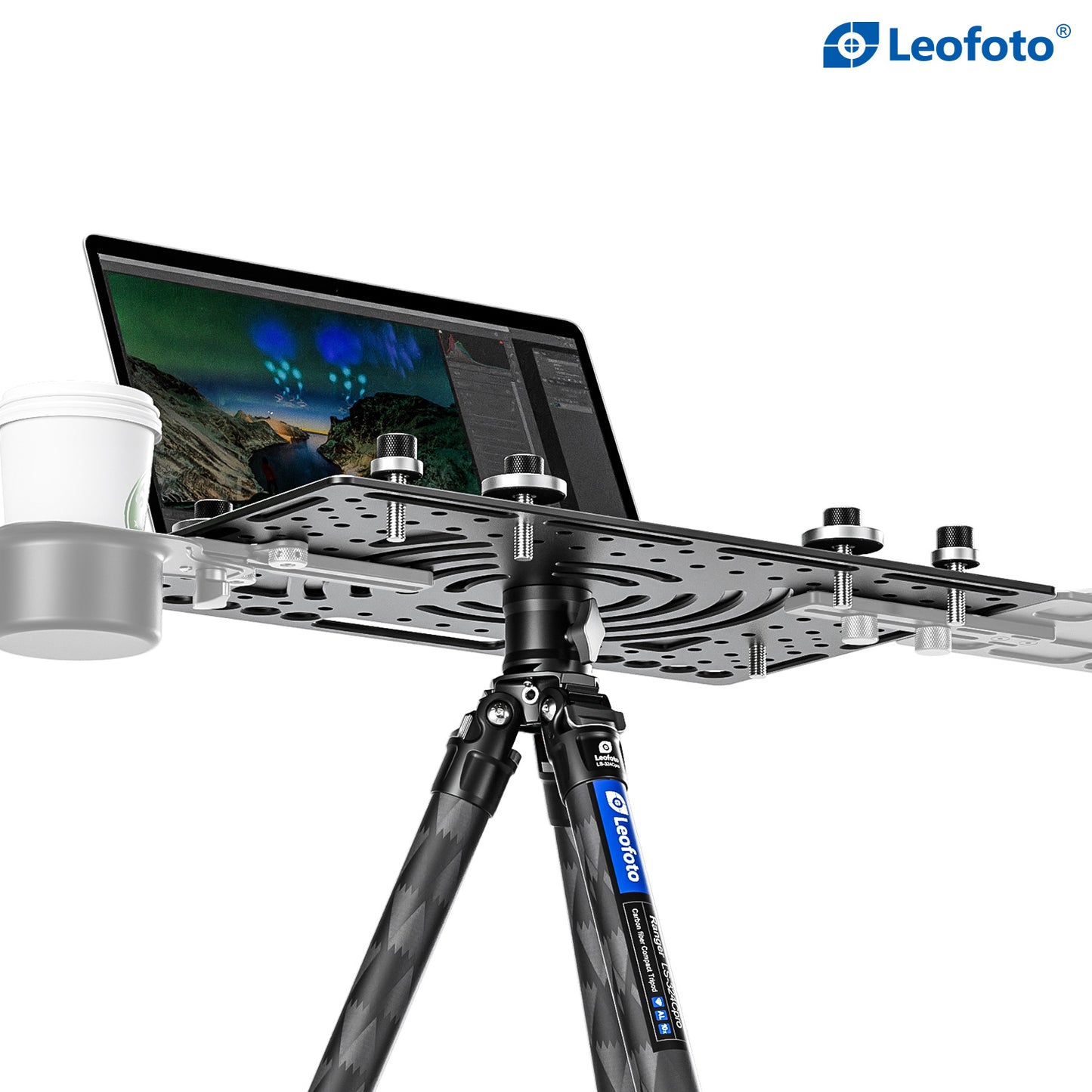 
                  
                    Leofoto LCH-3/LCH-3S Ultimate Laptop Tray (Tray Only) | 1/4" and 3/8" Compatible
                  
                