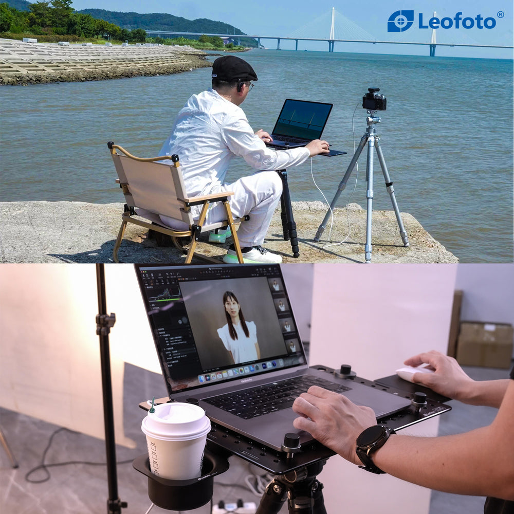 
                  
                    Leofoto LCH-3/LCH-3S Ultimate Laptop Tray (Tray Only) | 1/4" and 3/8" Compatible
                  
                