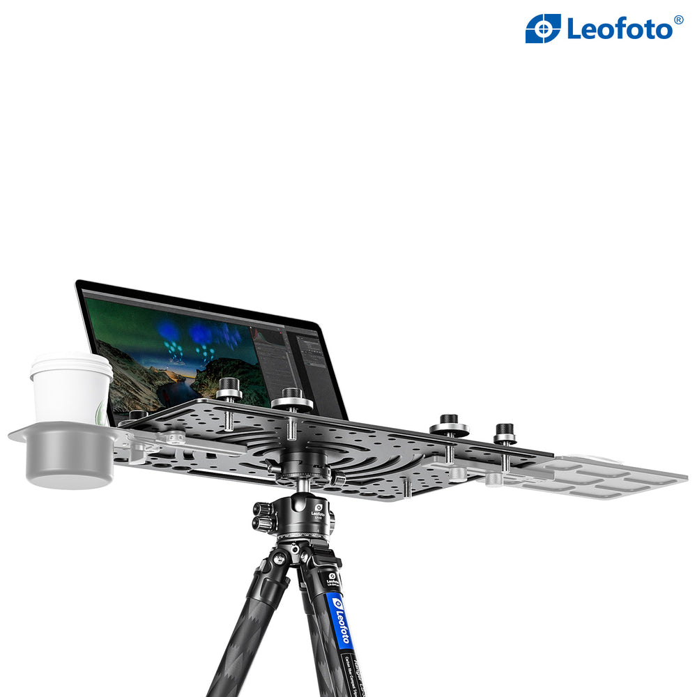 
                  
                    Leofoto LCH-3/LCH-3S Ultimate Laptop Tray (Tray Only) | 1/4" and 3/8" Compatible
                  
                