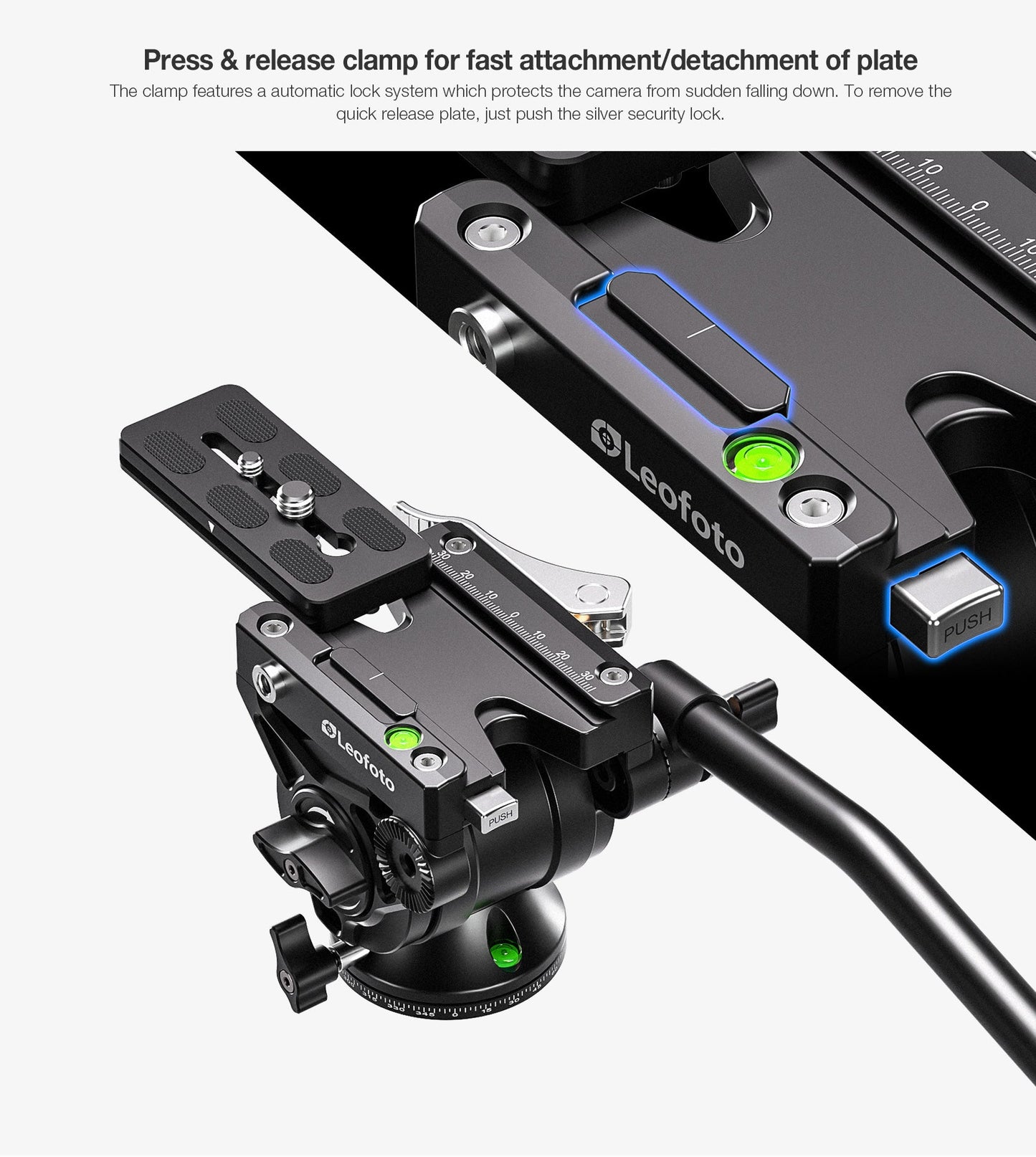 
                  
                    Leofoto BV-10 (Knob Clamp) / BV-10L (Lever-Release Clamp) Fluid Video Head - Arca Standard
                  
                