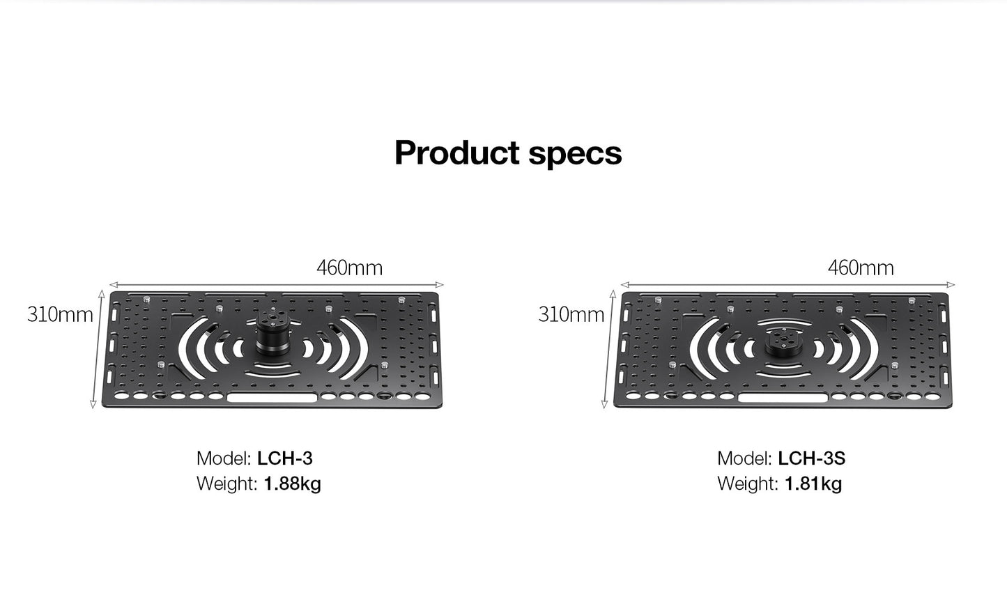 
                  
                    Leofoto LCH-3/LCH-3S Ultimate Laptop Tray (Tray Only) | 1/4" and 3/8" Compatible
                  
                