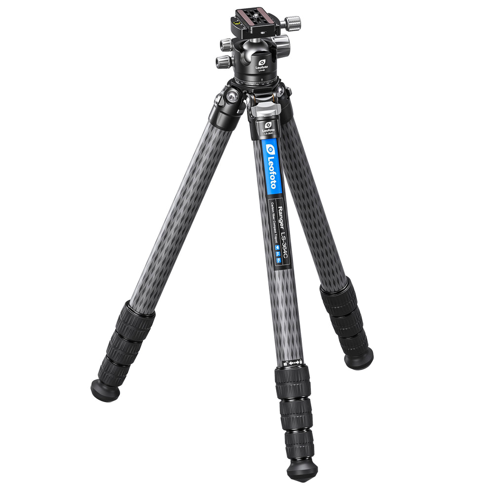 Leofoto LS-364C Professional Light Weight Carbon Fiber Tripod Kit - LS-364C