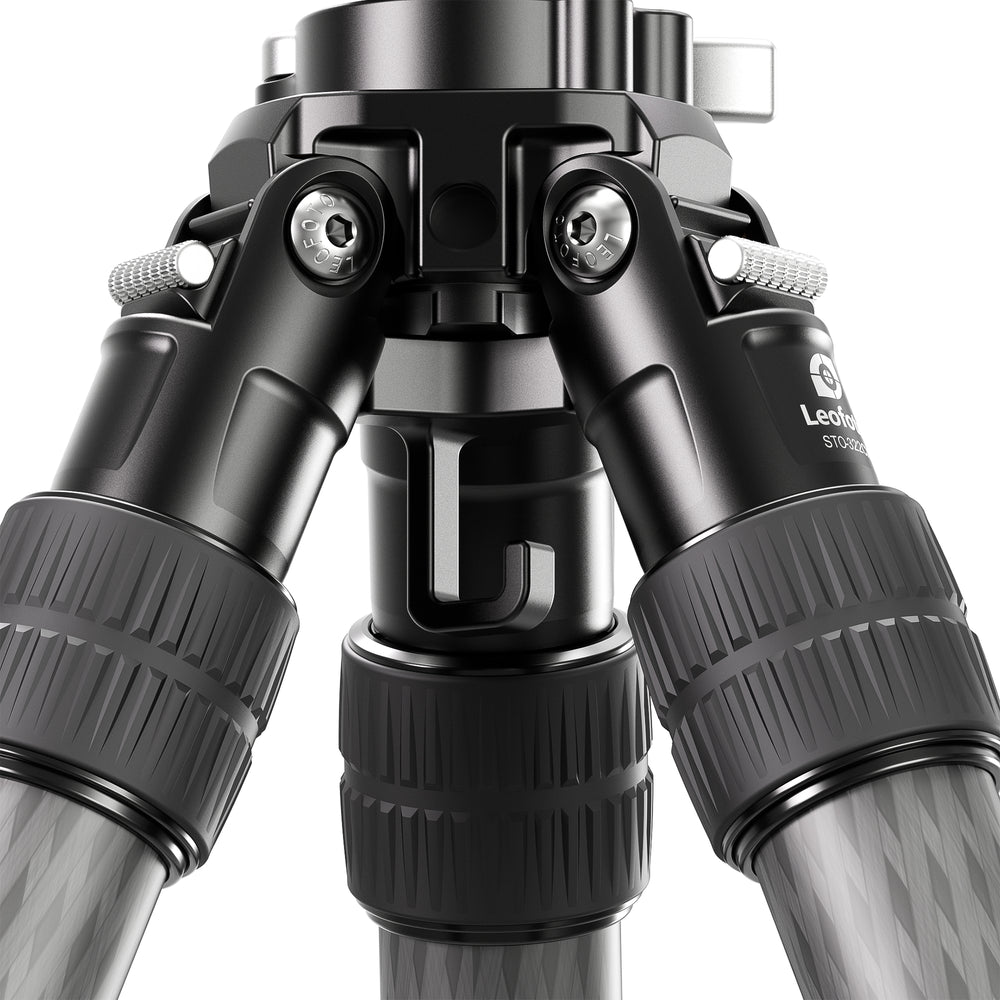 Leofoto STO-322CX Inverted Outdoors Series Carbon Fiber Tripod with In ...