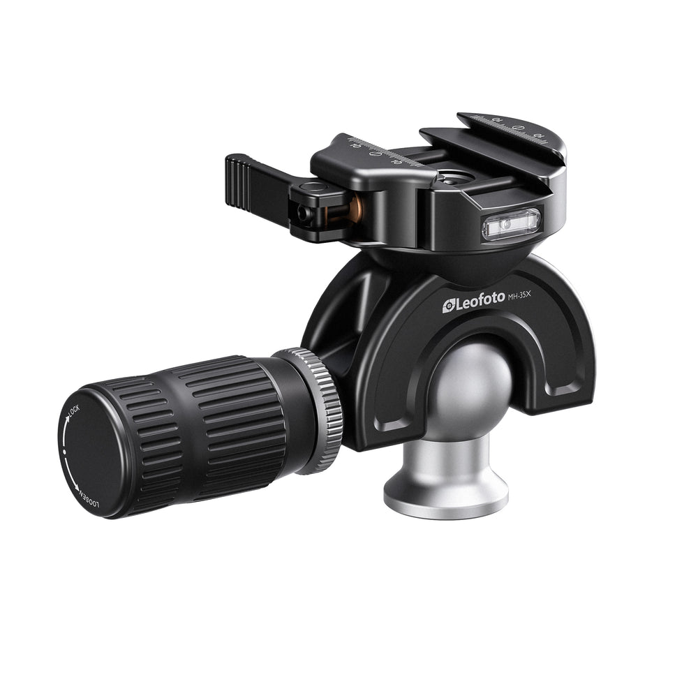 Leofoto MH-X Full Dynamic Ball Head /w Handlebar Control for SA-X Series Tripods | Rosette and 3/8'' Mounting | Arca+Picatinny Compatible