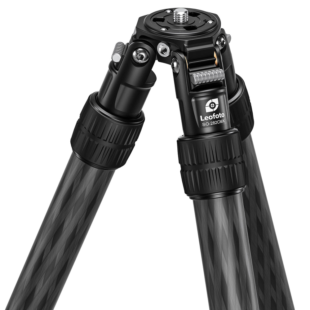 
                  
                    "Open Box" Leofoto SO-282CMX (Short) Inverted Outdoors Series Carbon Fiber Tripod with FIXED Apex/Platform
                  
                