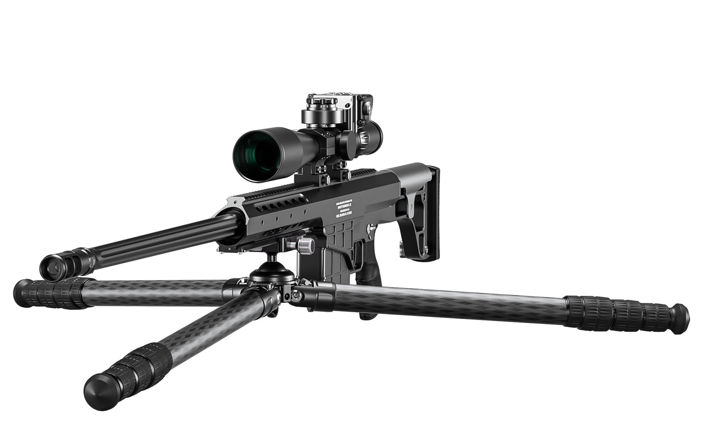 
                  
                    Leofoto SK-X Rifle Tripod with Integrated Knob-Control Ballhead | Arca + Picatinny Compatible
                  
                