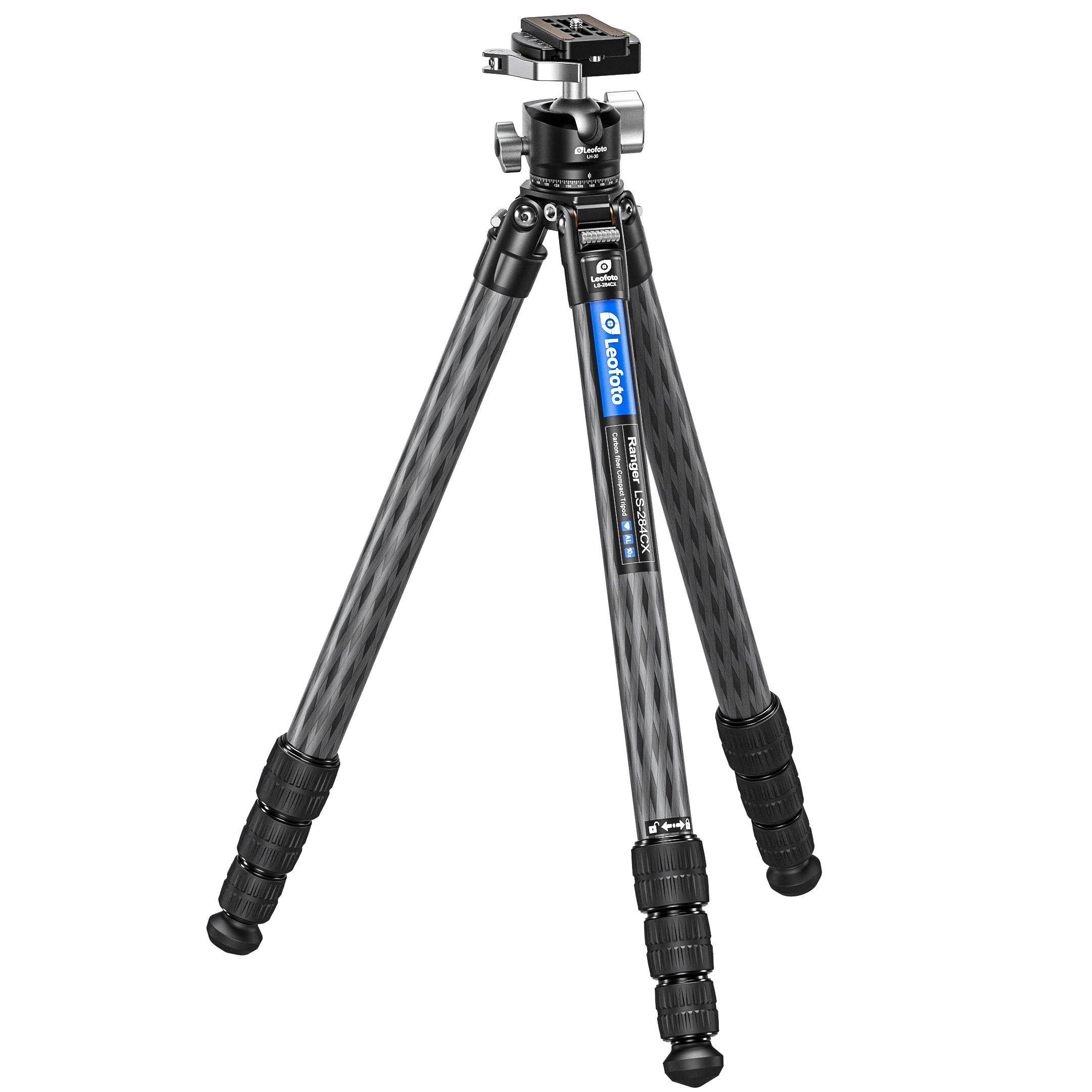 LS-284C+LH-30 カーボン三脚 Leofoto Leofoto LS-284C X Version Ranger Series Tripod + Ballhead Set