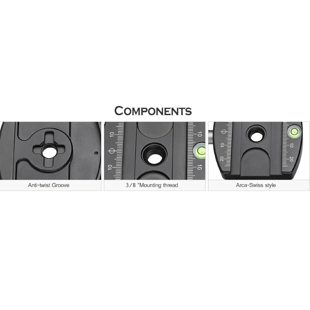 
                  
                    Leofoto LHC-50 / LHC-60 50mm / 60mm Screw-Knob Clamp With QP-70N 70mm Plate Arca Compatible
                  
                