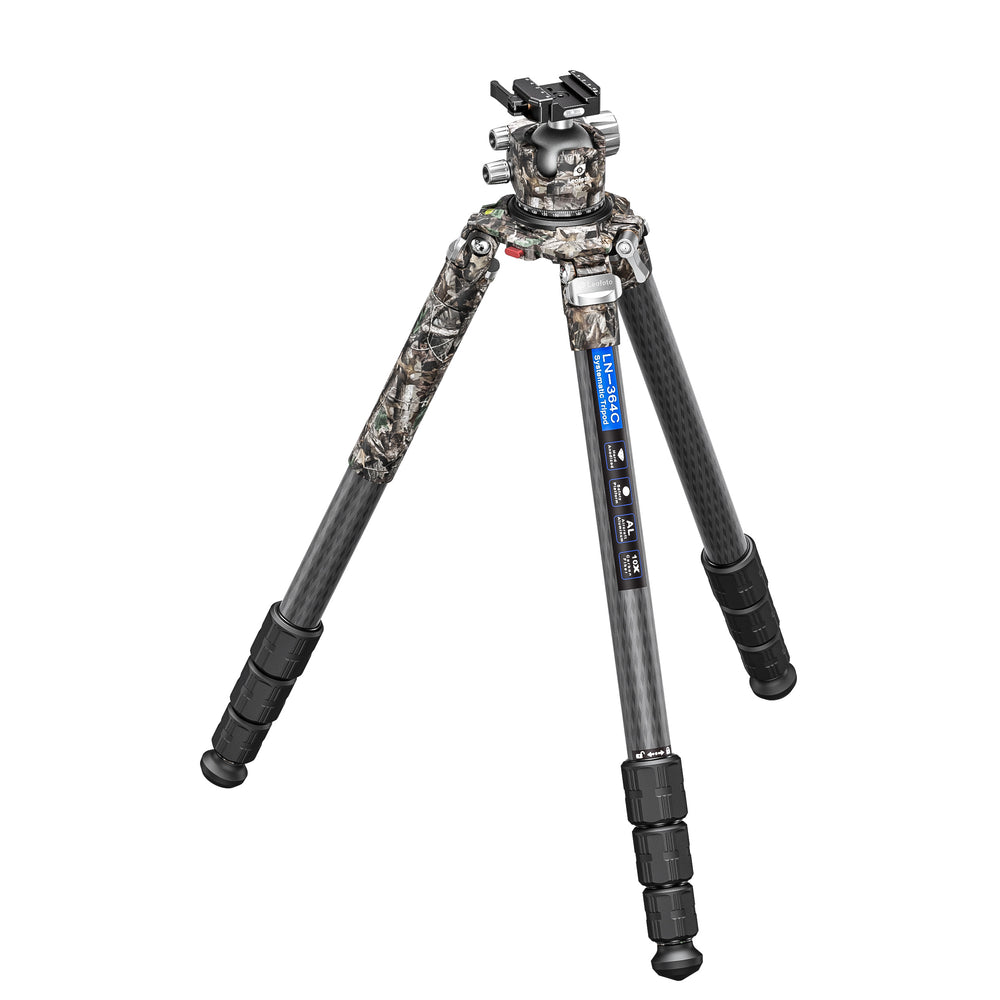
                  
                    Leofoto LN-364C (Camo) Heavy Duty Tripod with 75mm Video Bowl+Platform & Bag
                  
                