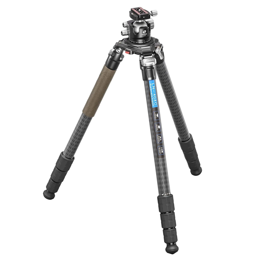 
                  
                    Leofoto LN-404C Heavy Duty Tripod with 100mm Bowl+Platform & Bag | Ball Head/Leveling Base Kit
                  
                