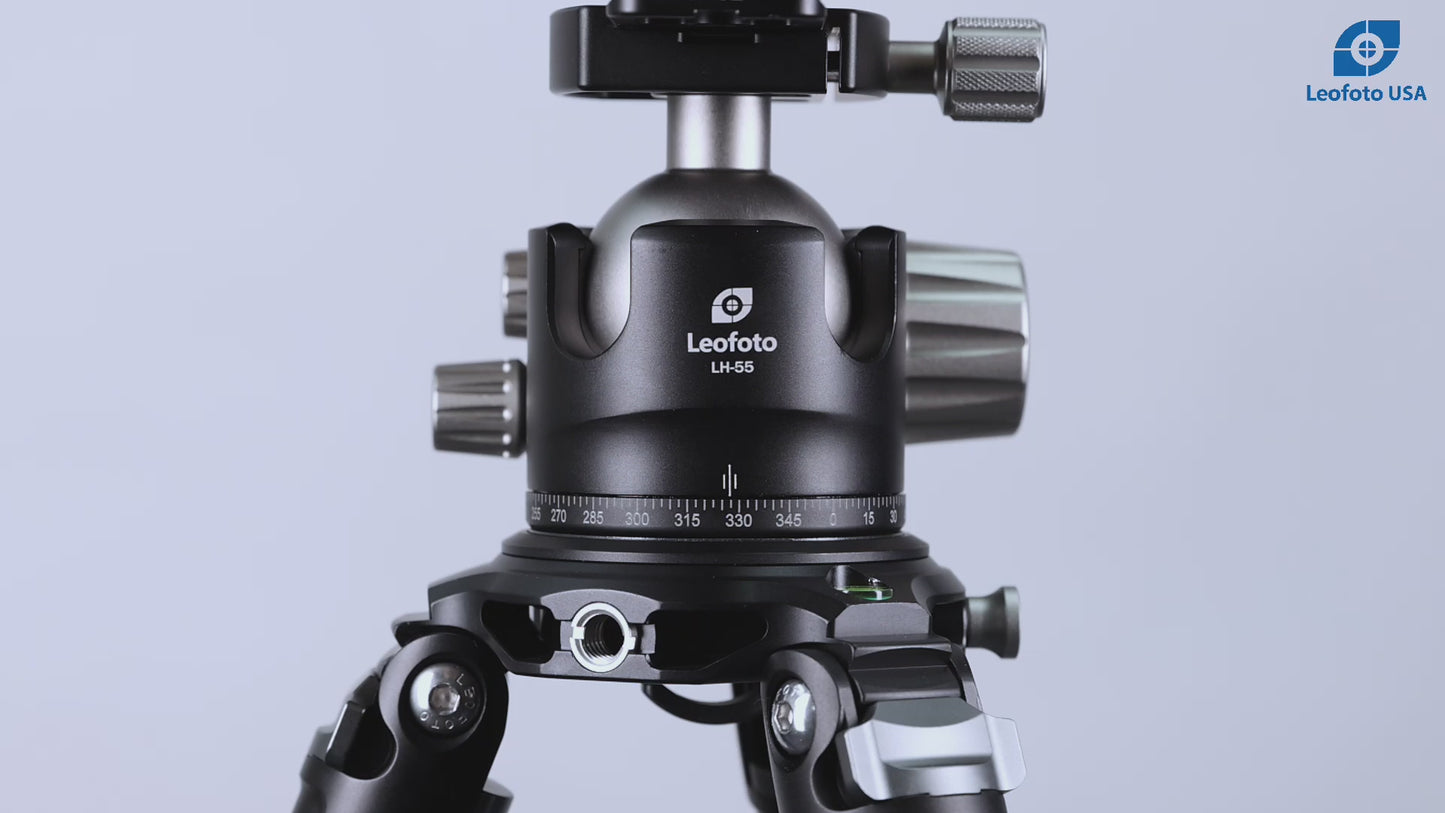 
                  
                    Load and play video in Gallery viewer, Leofoto LH Series Low Profile Ball Head + QR Plate | Arca Compatible
                  
                