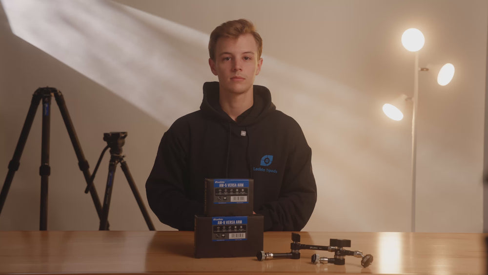 
                  
                    Load and play video in Gallery viewer, Leofoto AM-5 / AM-6 Versa Magic Arm &amp;quot;Heavy-Duty&amp;quot; Multi-Purpose Accessory | 1/4th Mounting Screws
                  
                