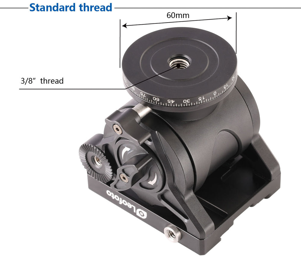 
                  
                    Leofoto BV-10 Fluid Head for Optics up to 11 lb | Handle | Arca Compatible
                  
                