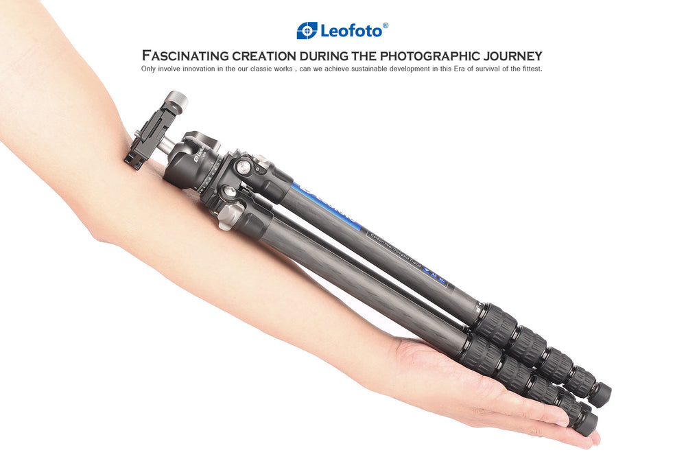 Leofoto LS-225C Professional Light Weight Carbon Fiber Tripod Kit