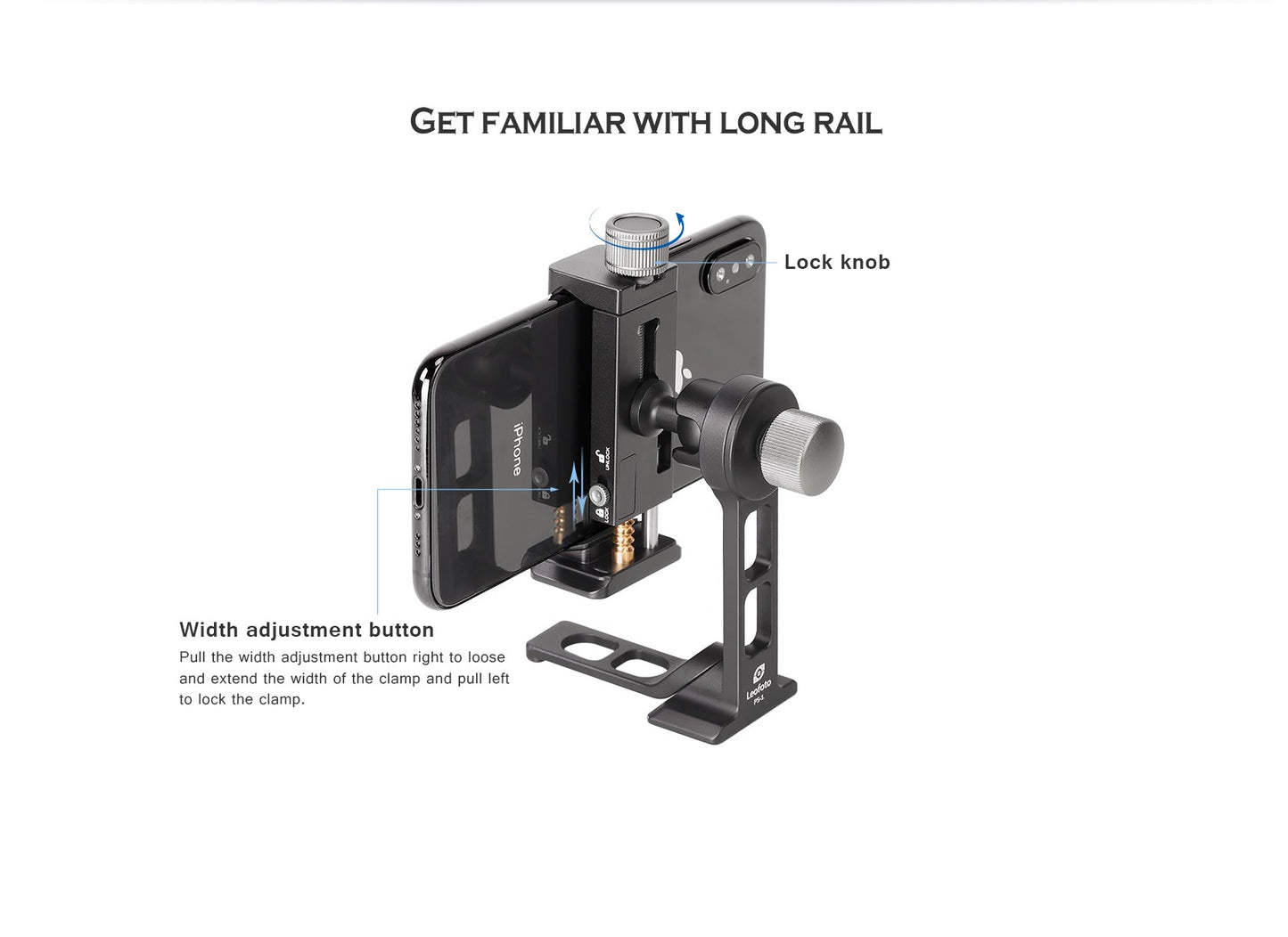 
                  
                    Leofoto PS-1 Smartphone Stand and PC-90II Clamp Combo with Arca-Compatible Base
                  
                