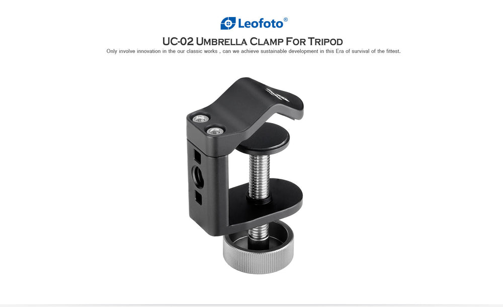 
                  
                    Leofoto UC-02 Multipurpose Clamp For Umbrella
                  
                