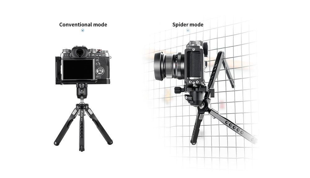 Leofoto MT-03 Folding Aluminum Mini Tripod with Bag – Leofoto Outdoors