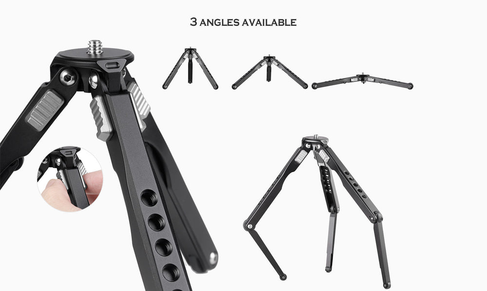 Leofoto MT-03 Folding Aluminum Mini Tripod with Bag – Leofoto Outdoors