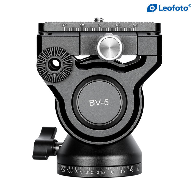 
                  
                    Leofoto BV-5 Mini Fluid Head for Optics | Standard Handle | Arca Compatible
                  
                