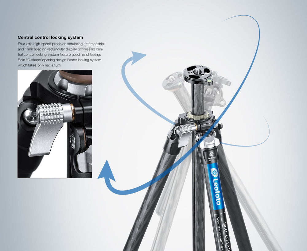 マツオ Leofoto LO-224C Tripod with Built-in Hollow Ball & Bag – Leofoto