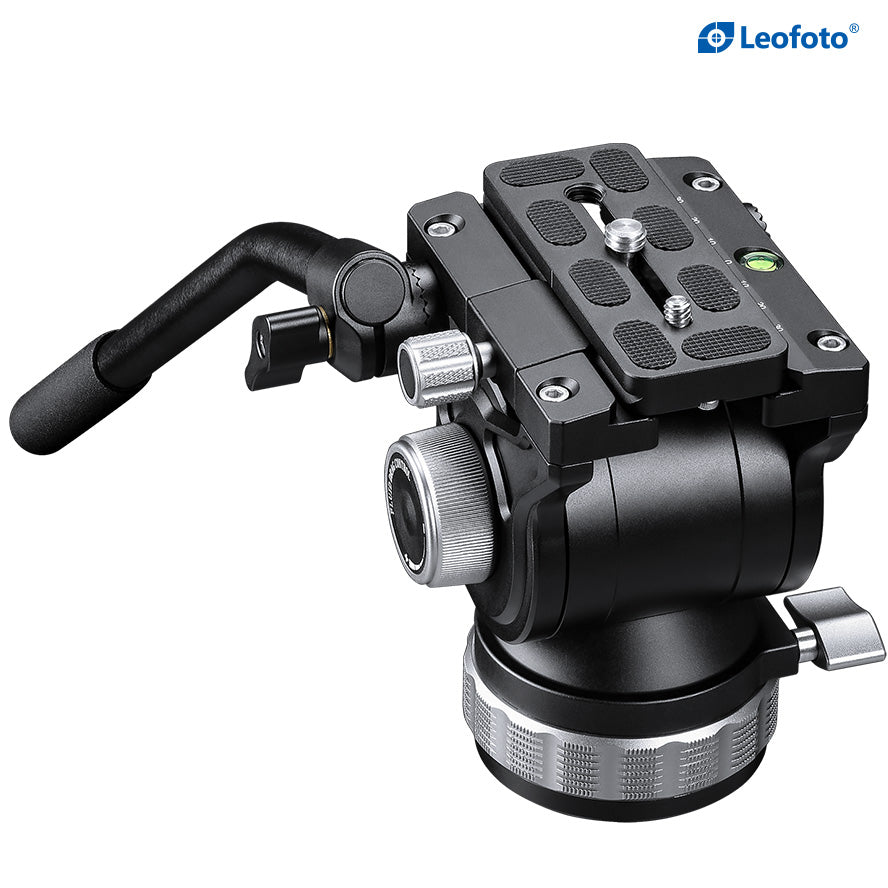 Leofoto BV-15＋HBL-65,NR-100 Leofoto BV-15 70mm Fluid Video Head with PU-100D 100x38mm QR