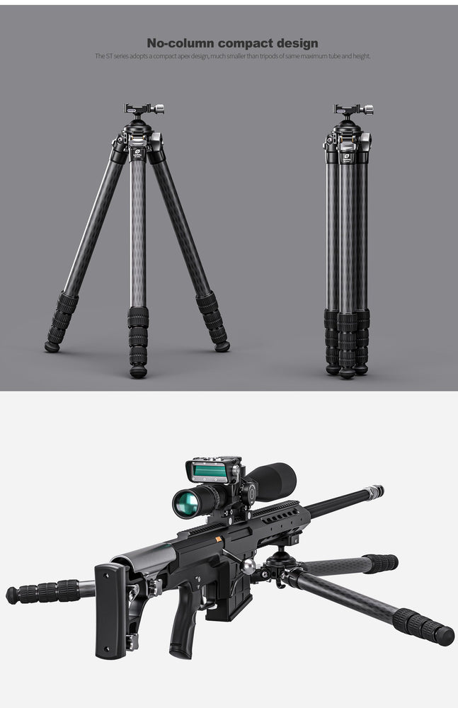 
                  
                    Leofoto SK-324C Rifle Tripod with Integrated Knob-Control Ballhead | Arca + Picatinny Compatible
                  
                